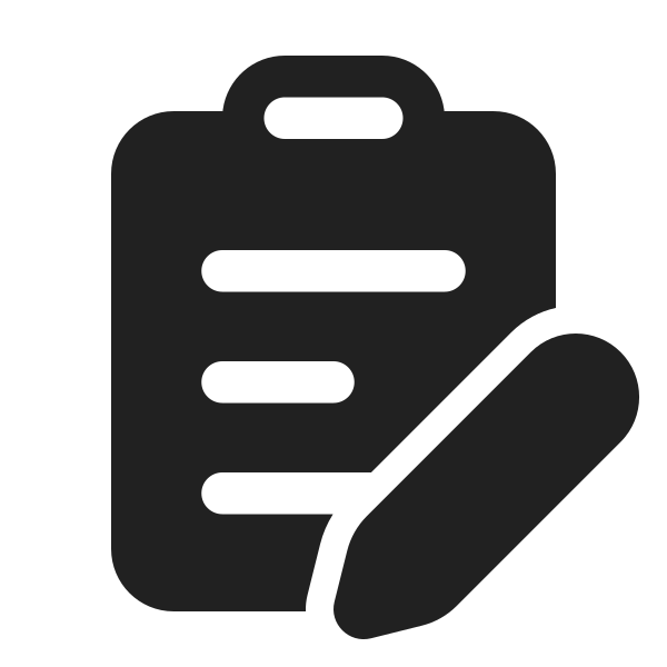 Ic Fluent Clipboard Text Edit 24 Filled