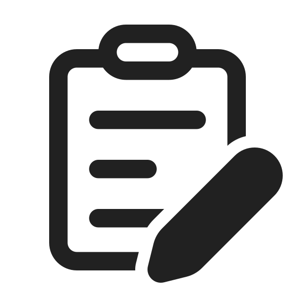 Ic Fluent Clipboard Text Edit 24 Regular