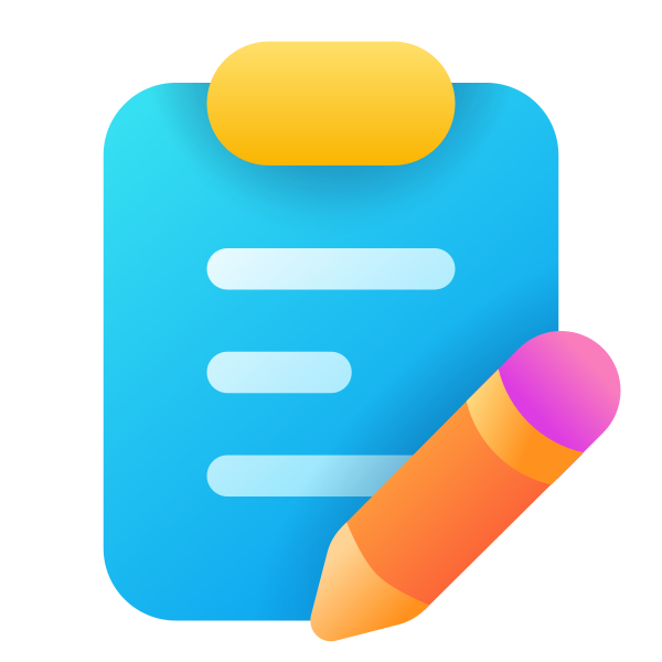 Ic Fluent Clipboard Text Edit 32 Color
