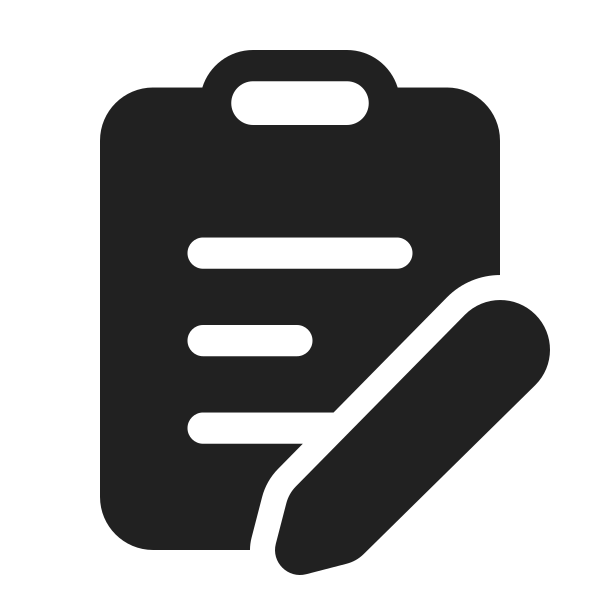 Ic Fluent Clipboard Text Edit 48 Filled