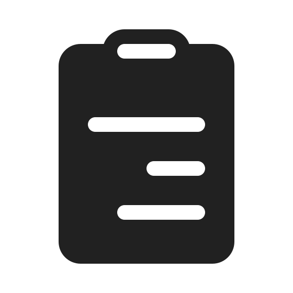 Ic Fluent Clipboard Text Rtl 20 Filled