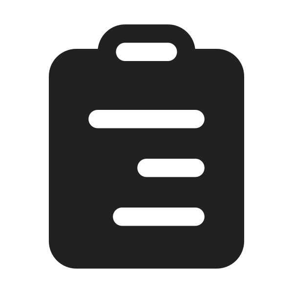 Ic Fluent Clipboard Text Rtl 24 Filled