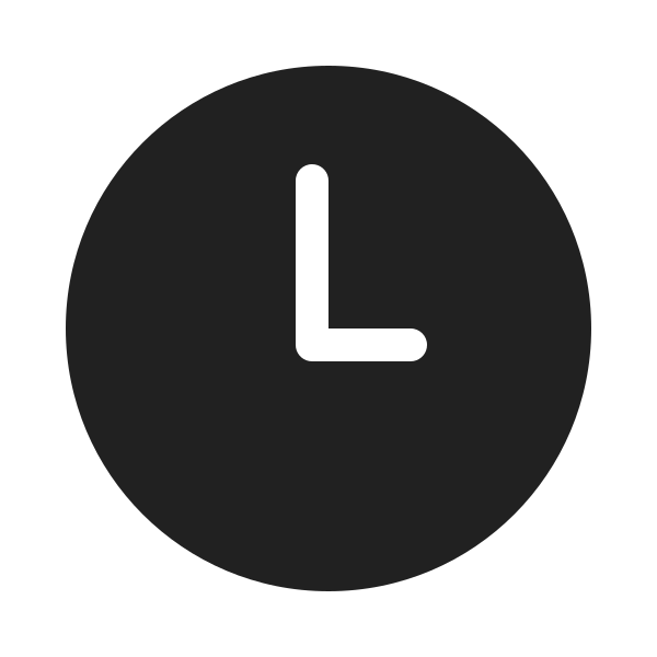 Ic Fluent Clock 20 Filled