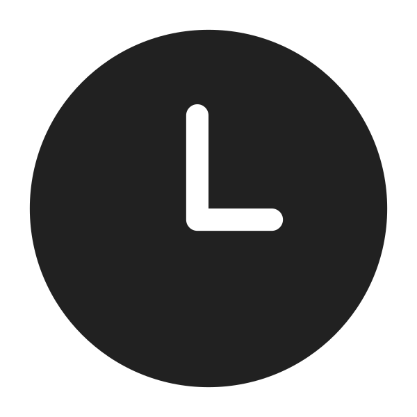 Ic Fluent Clock 28 Filled