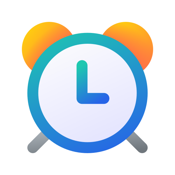 Ic Fluent Clock Alarm 16 Color