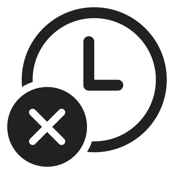 Ic Fluent Clock Dismiss 24 Regular