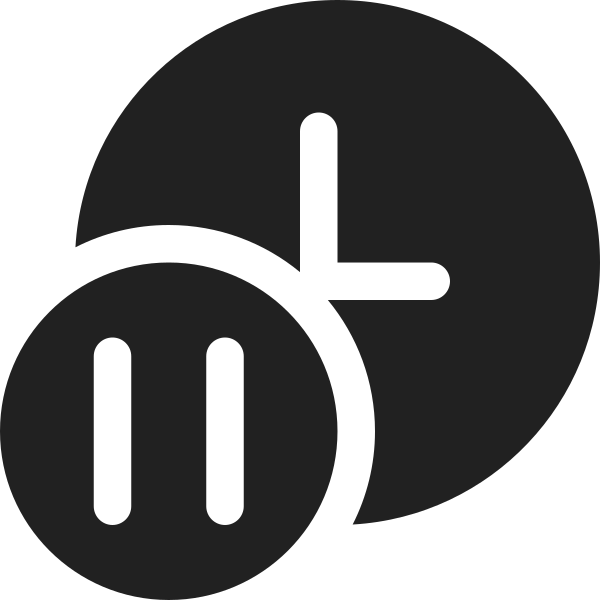 Ic Fluent Clock Pause 16 Filled