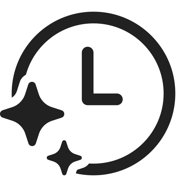 Ic Fluent Clock Sparkle 32 Regular