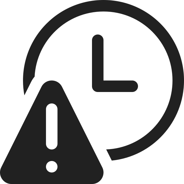 Ic Fluent Clock Warning 16 Regular