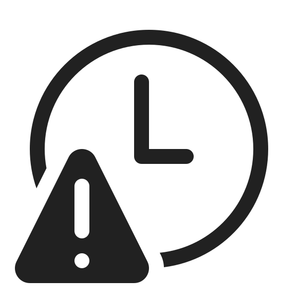 Ic Fluent Clock Warning 20 Regular