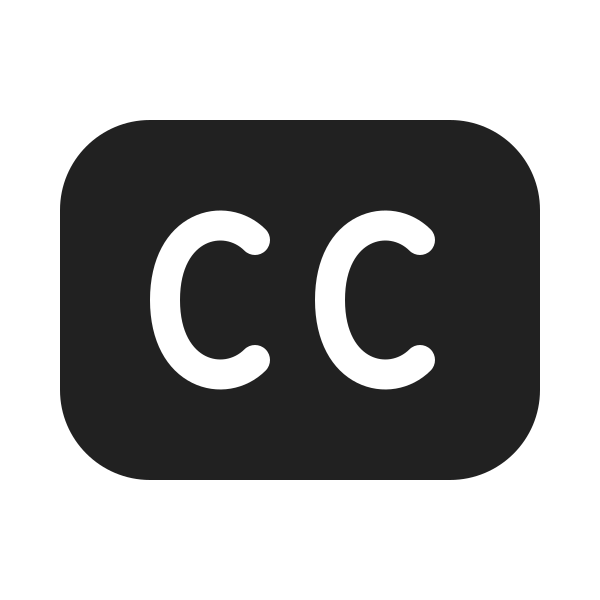 Ic Fluent Closed Caption 20 Filled