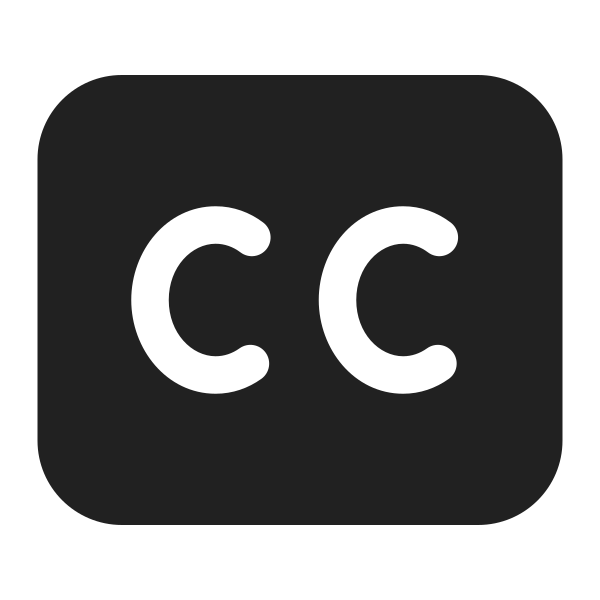 Ic Fluent Closed Caption 32 Filled