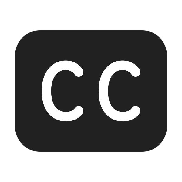 Ic Fluent Closed Caption 48 Filled