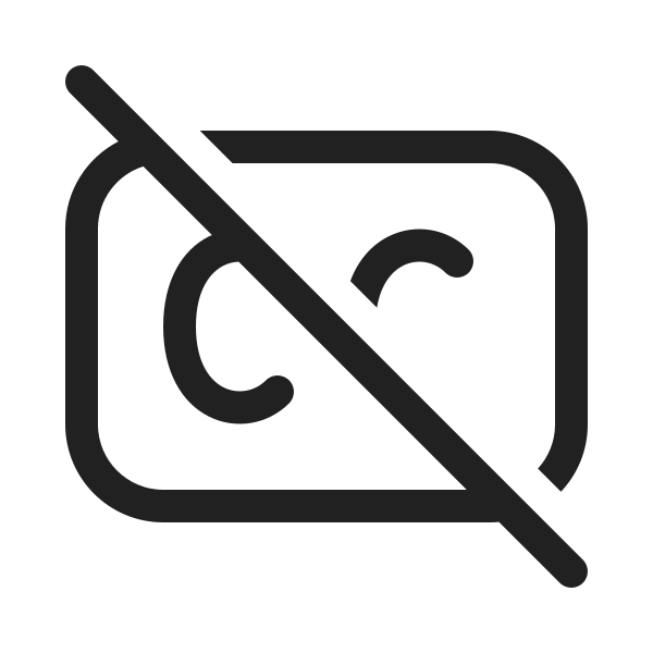 Ic Fluent Closed Caption Off 20 Regular