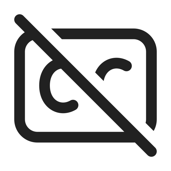 Ic Fluent Closed Caption Off 24 Regular