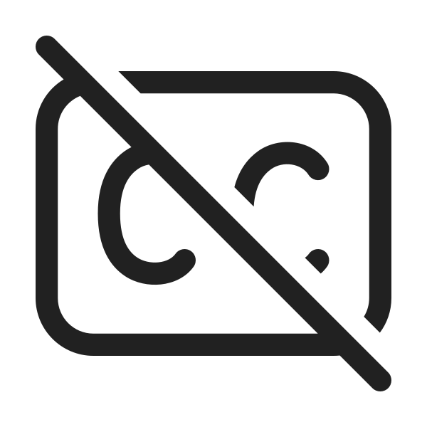 Ic Fluent Closed Caption Off 48 Regular