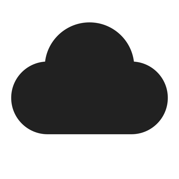 Ic Fluent Cloud 16 Filled