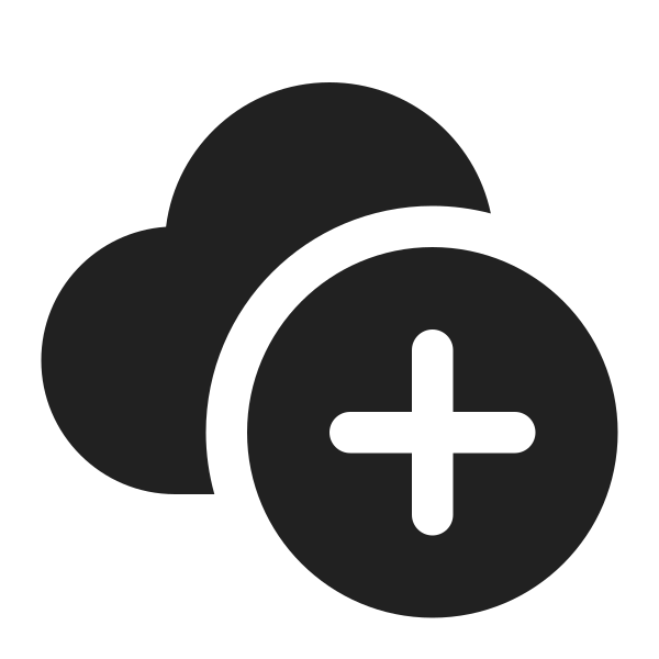 Ic Fluent Cloud Add 16 Filled
