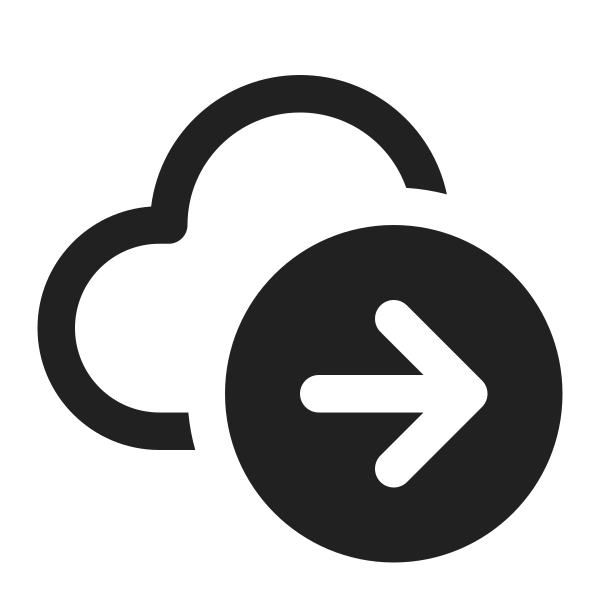 Ic Fluent Cloud Arrow Right 16 Regular