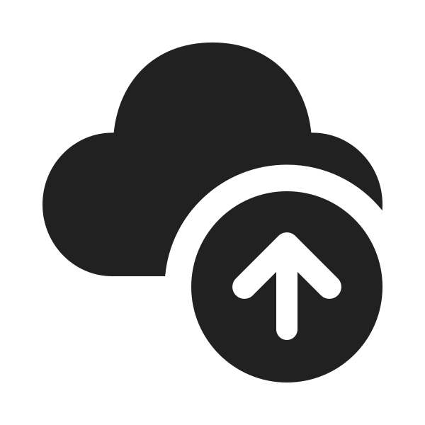 Ic Fluent Cloud Arrow Up 20 Filled