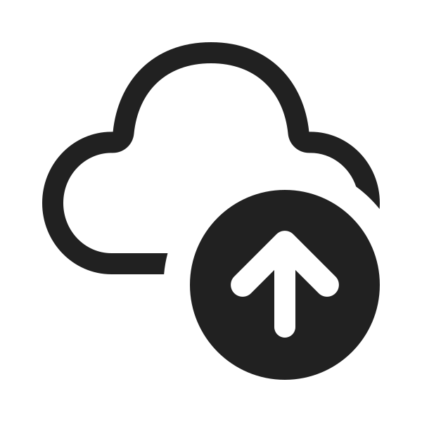 Ic Fluent Cloud Arrow Up 20 Regular