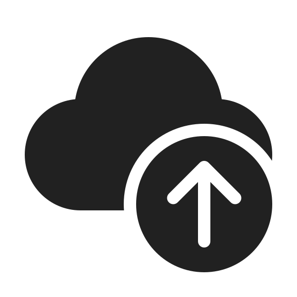 Ic Fluent Cloud Arrow Up 24 Filled