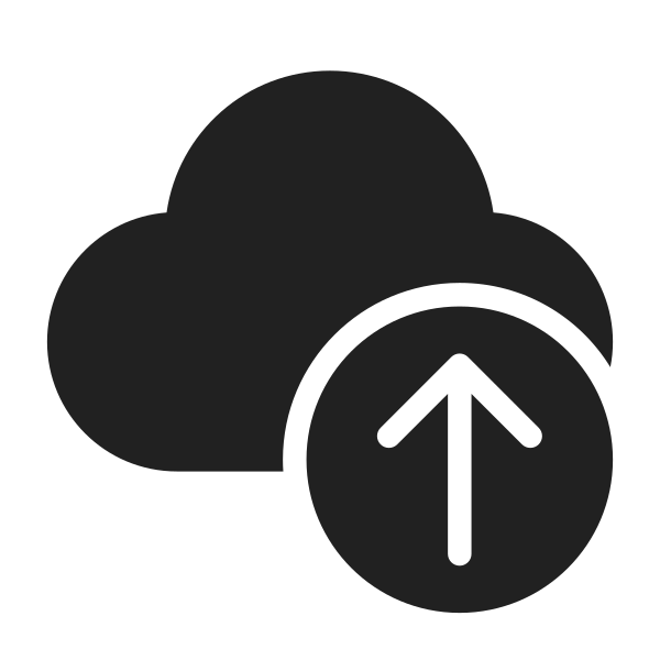 Ic Fluent Cloud Arrow Up 28 Filled