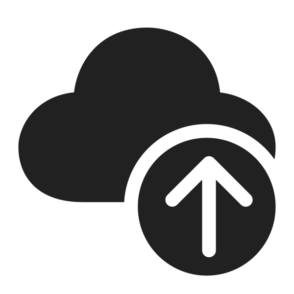 Ic Fluent Cloud Arrow Up 32 Filled