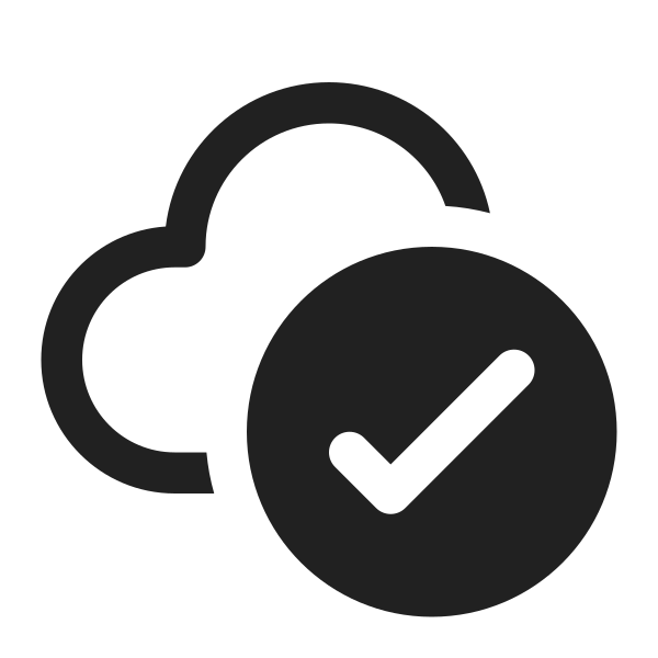 Ic Fluent Cloud Checkmark 16 Regular