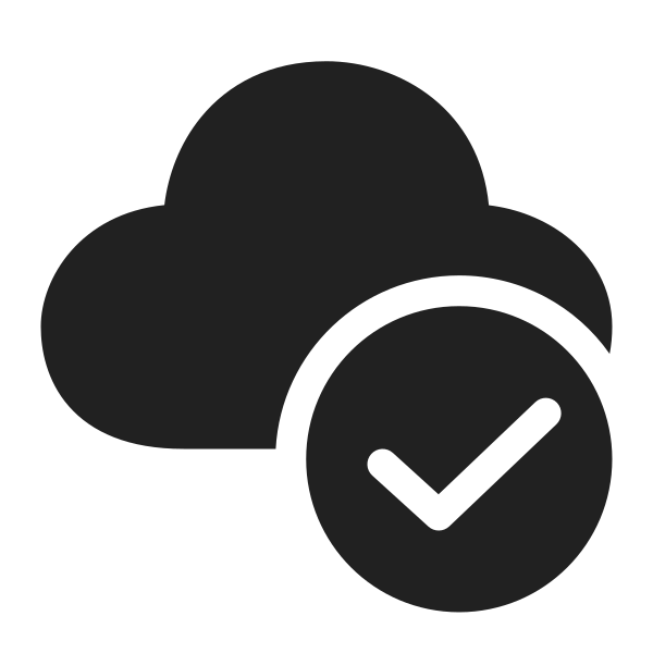 Ic Fluent Cloud Checkmark 32 Filled