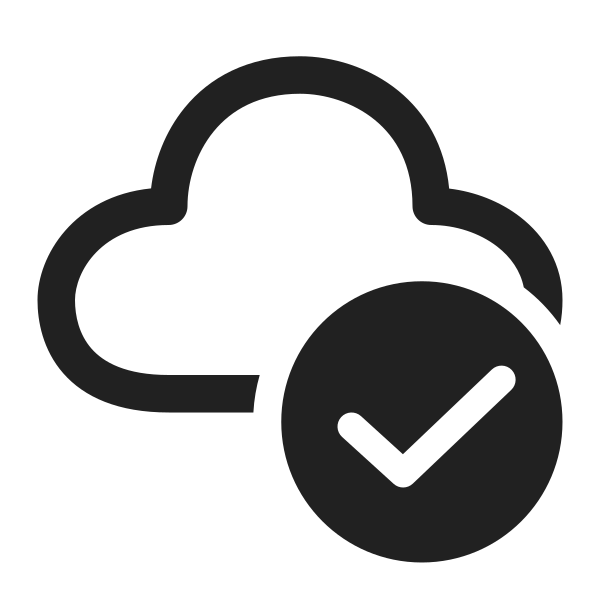 Ic Fluent Cloud Checkmark 32 Regular