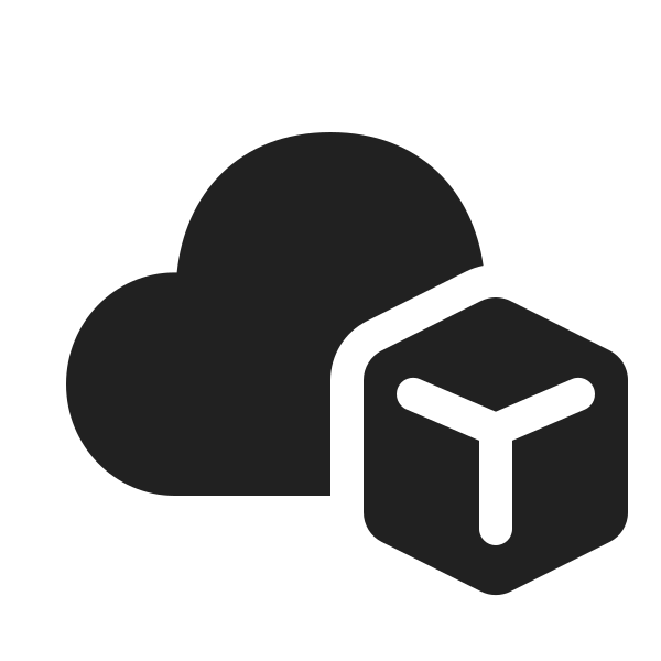 Ic Fluent Cloud Cube 20 Filled