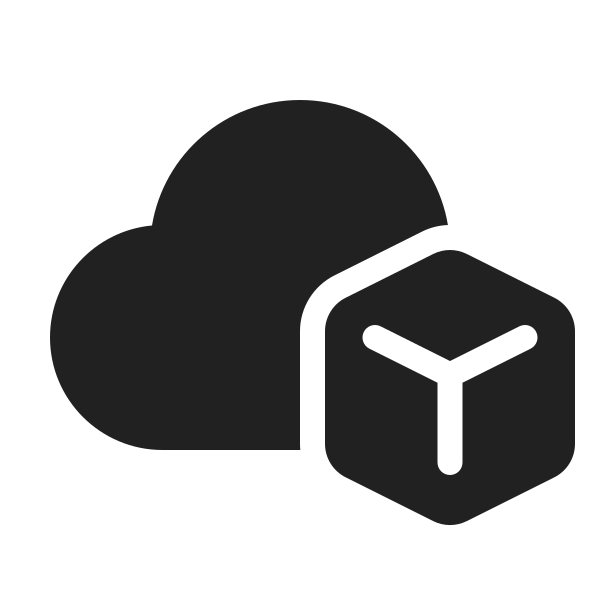 Ic Fluent Cloud Cube 24 Filled