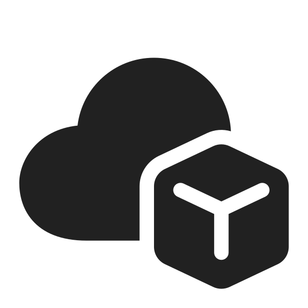 Ic Fluent Cloud Cube 32 Filled
