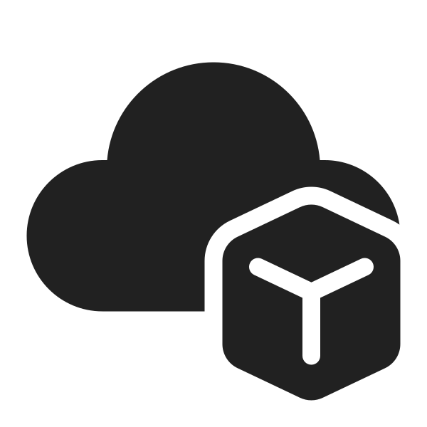 Ic Fluent Cloud Cube 48 Filled