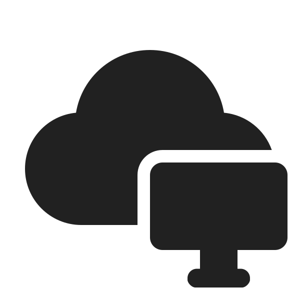Ic Fluent Cloud Desktop 24 Filled