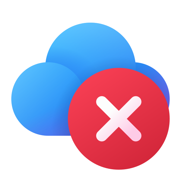 Ic Fluent Cloud Dismiss 16 Color