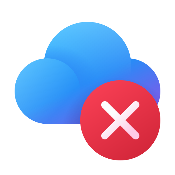 Ic Fluent Cloud Dismiss 24 Color