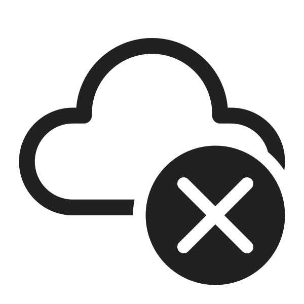 Ic Fluent Cloud Dismiss 48 Regular