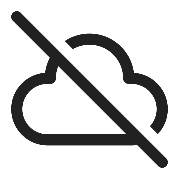 Ic Fluent Cloud Off 16 Regular