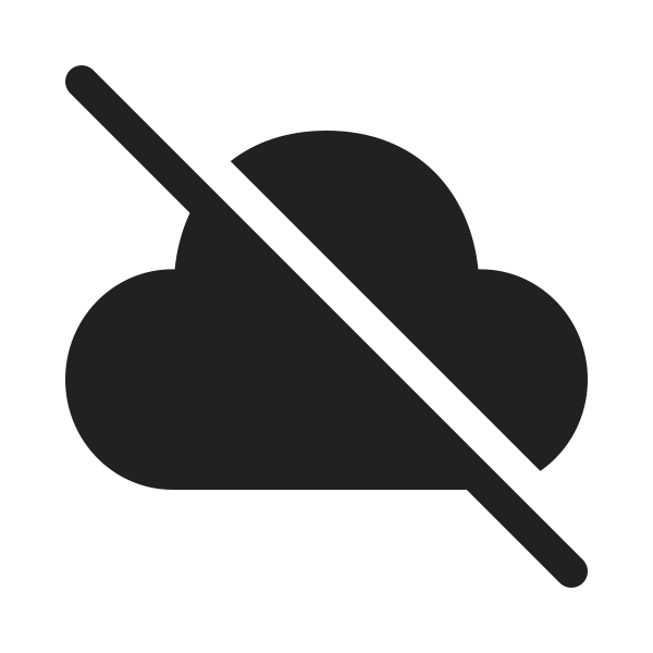 Ic Fluent Cloud Off 20 Filled