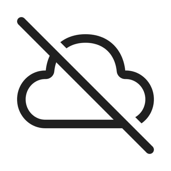 Ic Fluent Cloud Off 20 Regular