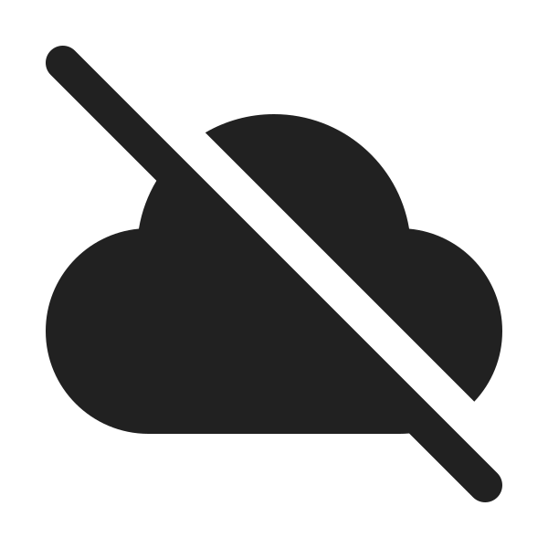 Ic Fluent Cloud Off 24 Filled