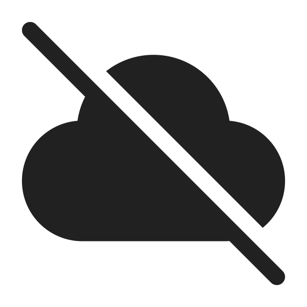 Ic Fluent Cloud Off 28 Filled