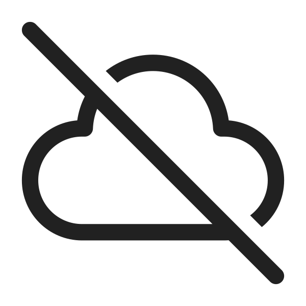 Ic Fluent Cloud Off 28 Regular