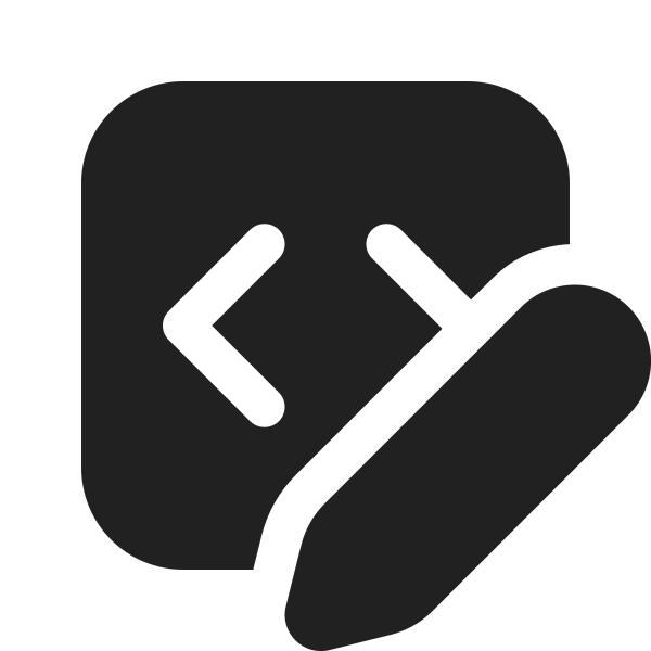 Ic Fluent Code Block Edit 16 Filled