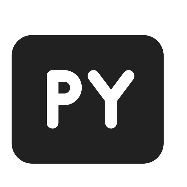 Ic Fluent Code Py Rectangle 16 Filled