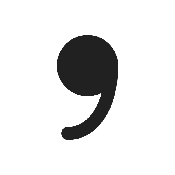 Ic Fluent Comma 20 Filled