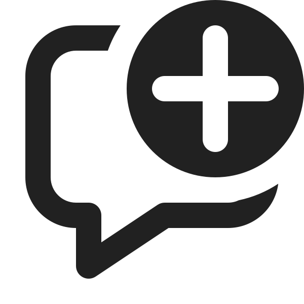 Ic Fluent Comment Add 12 Regular