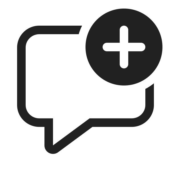 Ic Fluent Comment Add 20 Regular